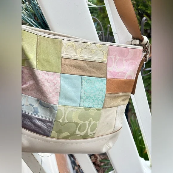 Coach Pastel Patchwork Bag